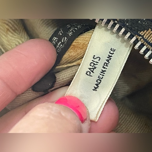 CHRISTIAN DIOR Monsieur Boston Navy & Beige Monogram Coated Canvas Handbag - Picture 7 of 17